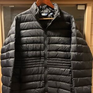 Lands' End women's Dark Puffer Jacket
